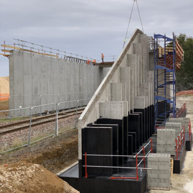 Produits en béton préfabriqué ferroviaires sur mesure