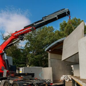 Soutènement durable en béton XS3 pour stockage de sel CHAPSOL, Pierre-Bénite